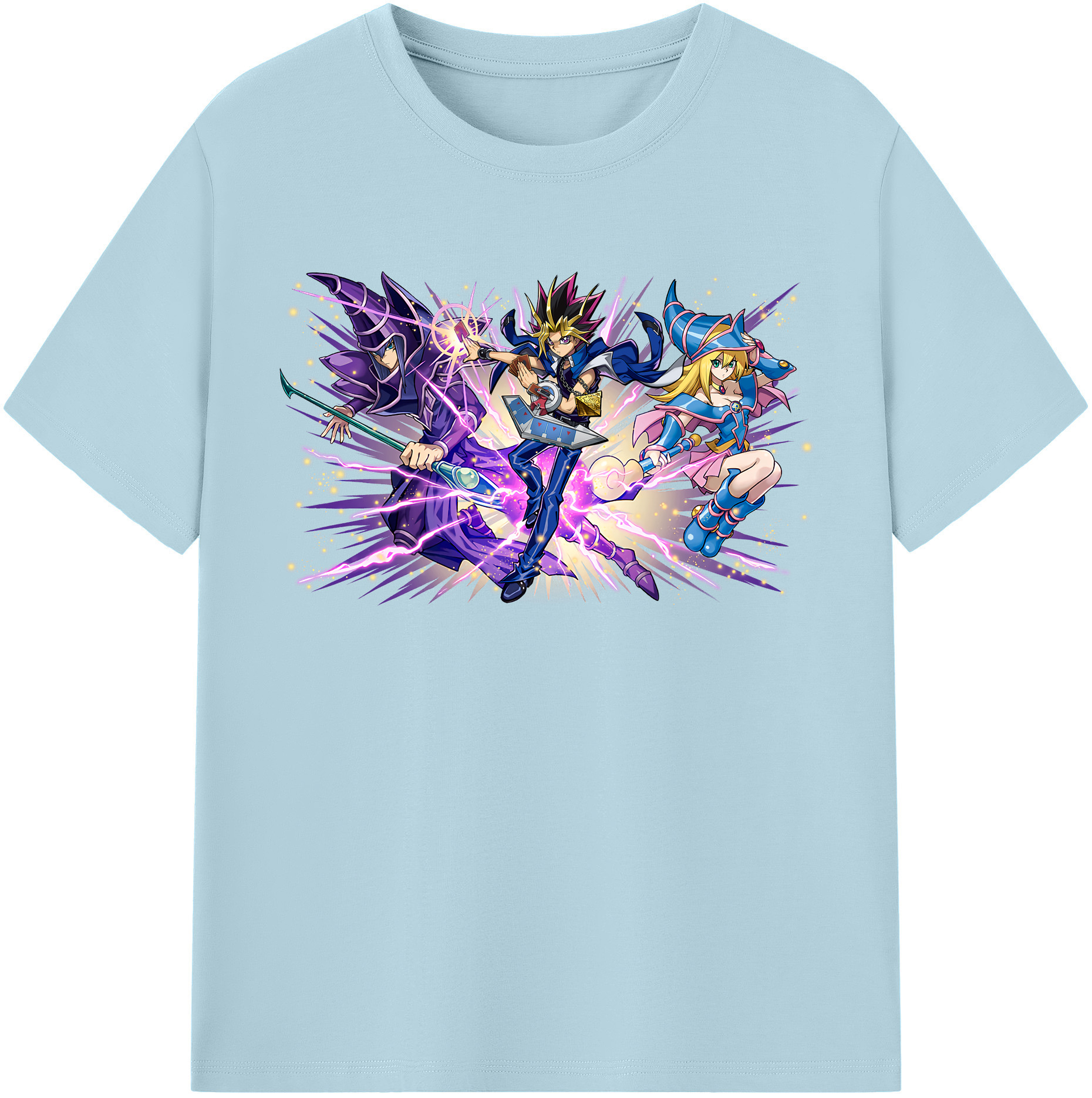 （画像用） 遊☆戯☆王 Yu-Gi-Oh! 綿100％半袖Tシャツ（フロントプリント）